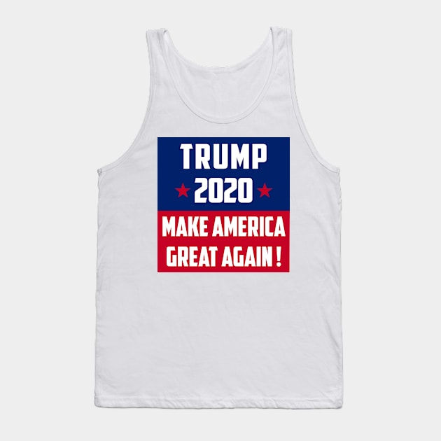 Make America Great Again Tank Top by William Edward Husband